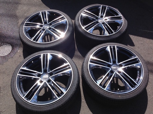 Weds タイヤ付き社外ホイール4本セット weds ZEA Style 18×7 1/2J
