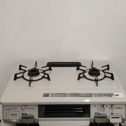 ■中古品 Rinnai リンナイ LPガステーブル プロパンガス ガスコンロ RT64JH7S-R 2019年製 水無グリル ◎
