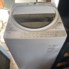 【ネット決済・配送可】Toshiba 洗濯機　10000円　美品