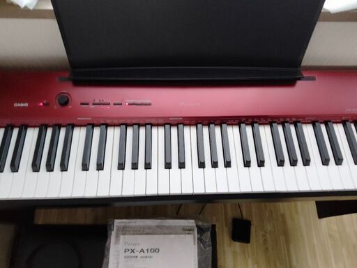 CASIO 電子ピアノ PX-A100RD スタンド等6点セット casio ／PX-100