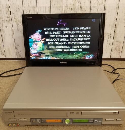 SHARP シャープ VHS ビデオ一体型 DVDプレーヤー DV-NC700