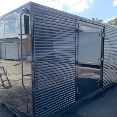 No.587 アルミバン 3ｔ 車 アルミ 箱 バイク 倉庫 トラック コンテナ 米 保管庫 物置 DIY