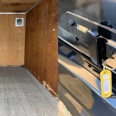 No.587 アルミバン 3ｔ 車 アルミ 箱 バイク 倉庫 トラック コンテナ 米 保管庫 物置 DIY