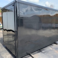 No.588 アルミバン 2ｔ 車  アルミ 箱 バイク 倉庫 トラック コンテナ 米 保管庫 物置 DIY