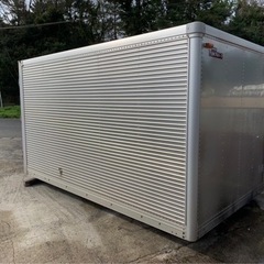 No.591 アルミバン 2ｔ 車 アルミ 箱 バイク 倉庫 トラック コンテナ 米 保管庫 物置 DIY