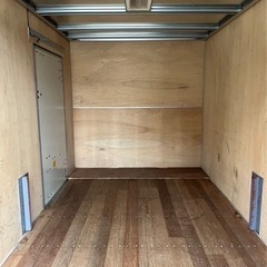 No.591 アルミバン 2ｔ 車 アルミ 箱 バイク 倉庫 トラック コンテナ 米 保管庫 物置 DIY