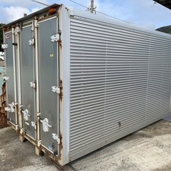 No.591 アルミバン 2ｔ 車 アルミ 箱 バイク 倉庫 トラック コンテナ 米 保管庫 物置 DIY