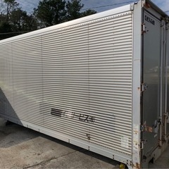 No.592 アルミバン 2ｔ ロング 車  アルミ 箱 バイク 倉庫 トラック コンテナ 米 保管庫 物置 DIY