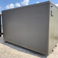 No.593 アルミバン 2ｔ 車 アルミ 箱 バイク 倉庫 トラック コンテナ 米 保管庫 物置 DIY