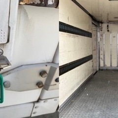 No.594 保冷バン 2ｔ 車 アルミ 箱 バイク 倉庫 トラック コンテナ 米 保管庫 物置 DIY