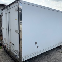 No.595 保冷バン 2t 車 アルミ 箱 バイク 倉庫 トラック コンテナ 米 