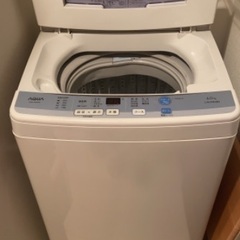 洗濯機　AQUA 2016年