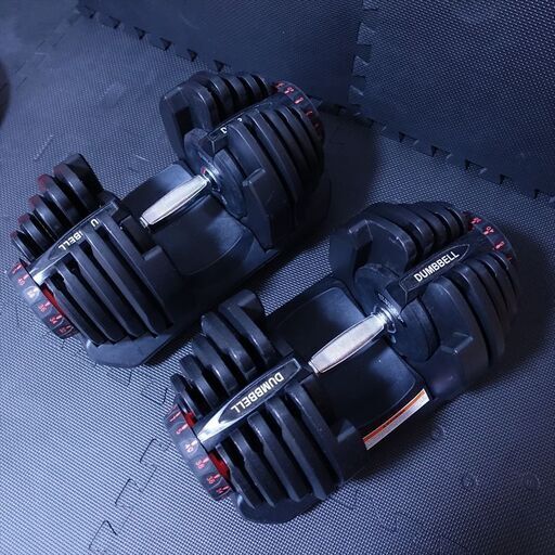 可変式ダンベル40キロ×2セット 合計80キログラム