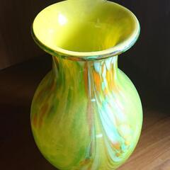 【ネット決済】昭和の古い 花瓶、壺、硝子製、当時物。