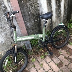 HUMMER ハマー カーキ色  折りたたみ自転車