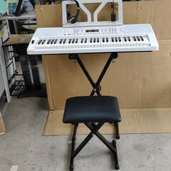 0327-063 電子ピアノ ヘッドフォン・台・椅子付き