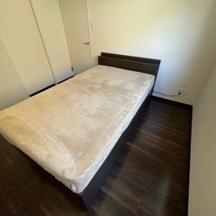 ニトリセミダブルベッド、ベッドマット