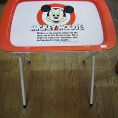 ミッキーマウス　組み立て式テーブル　簡易テーブル　アウトドア　
