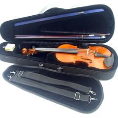 メンテ済み 虎杢 スズキバイオリン No550 4/4 1983年 国産ハンドメイド 未使用 弓 DESPIAU駒 鈴木純正ケース こだわり品 全国発送対応 中古バイオリン 名古屋近郊 手渡し可能 愛知県清須市より 管理（カ）7115 メンテ済み 虎杢 スズキバイオリン No550 4/4 1983年 国産ハンドメイド