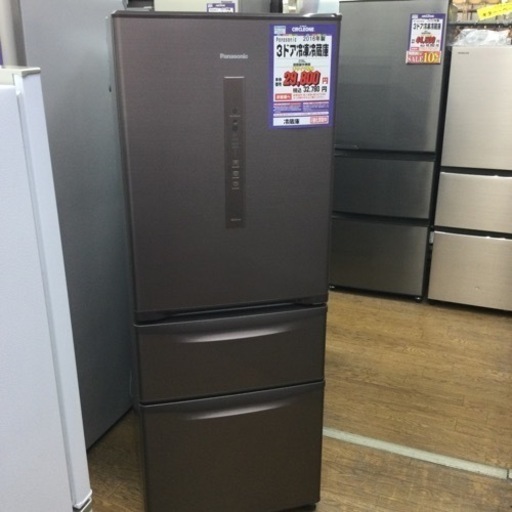 #O-104【ご来店頂ける方限定】Panasonicの3ドア冷凍冷蔵庫です