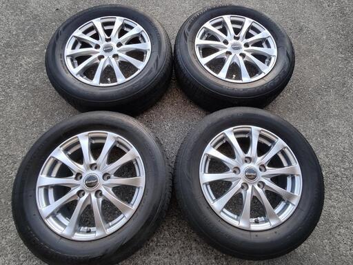 195/65r15 114.3 5H 6J ハブ径60 インセット+50