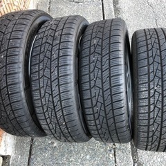 165/60-14  オールシーズン○スズキ純正ホイール