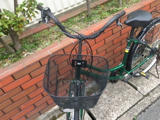 chariyoshy 出品)美品26インチ 自転車 オートライト付き 6段ギア付き