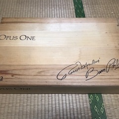 【無料】先着1名様!!超高級ワイン Opus One2012の木箱