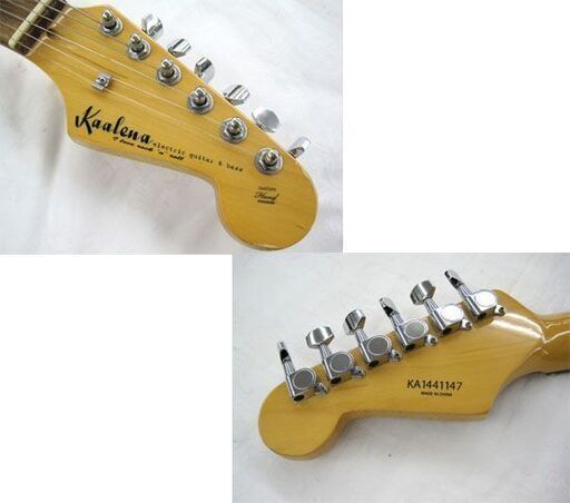 Kaalena エレキギター custom Hand made サンバースト カーレナ ヒビ割れあり 現状品 札幌市手稲区