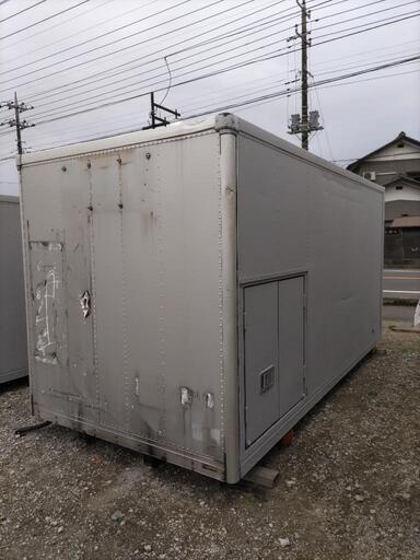 匝瑳市八日市場】No.Y-16 鍵付きコンテナ 長さ約440cm×幅190cm×高さ