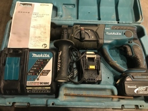 【中古】makita 20mm充電式ハンマドリル HR202D