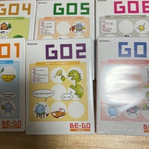 Be Go Step Up 子供用英語教材 Wanko 茅野の本 Cd Dvdの中古あげます 譲ります ジモティーで不用品の処分