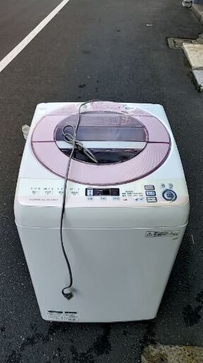 8キロ。全自動式洗濯機2014年。