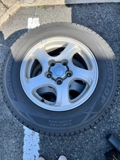 175/80/R15 スタッドレス 2020年48週製造 パジェロミニ ホイール付き