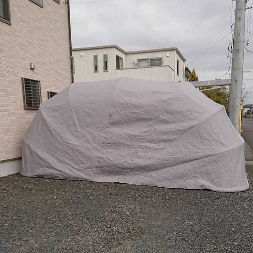 折り畳み式自動車ボディカバー(非接触型)