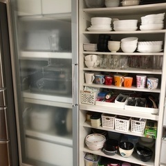 食器棚 キッチン家電収納棚 ホワイト