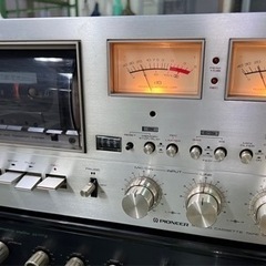 □パイオニア PIONEER カセットデッキ CT-9□カセットテープ音
