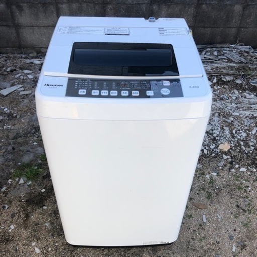 Hisense　ハイセンス　全自動洗濯機　5.5kg　HW-T55C　2018年製