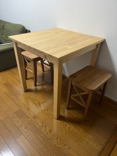 ダイニングテーブルセットikea Masai 上新庄のテーブル ダイニングテーブル の中古あげます 譲ります ジモティーで不用品の処分