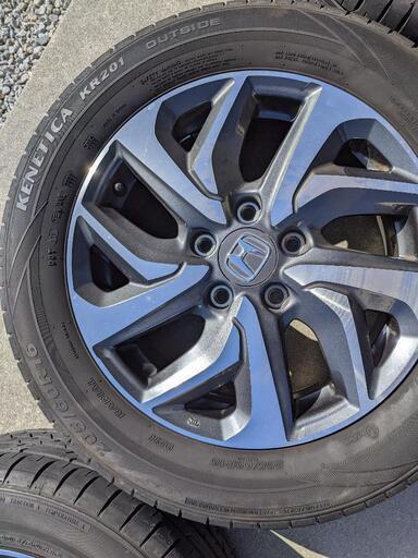 205/60r16 ホンダステップワゴンRP純正ホイールタイヤセット