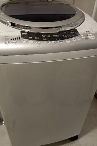 全自動洗濯乾燥機 東芝 8kg AW-80VG(W) ＆炊飯器 サンヨー