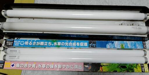 NISSO 蛍光灯ニッソー カラーライト600 60センチ水槽用 2灯式 予備の