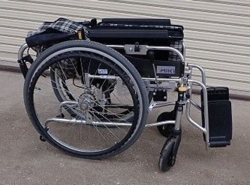 MIKI 自走式　車椅子　中古 MIKI アルミ車椅子 自走式 手折れ式 中古