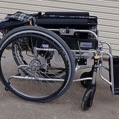 MIKI　アルミ車椅子　自走式　手折れ式　　中古