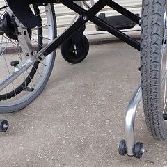 MIKI　アルミ車椅子　自走式　手折れ式　　中古