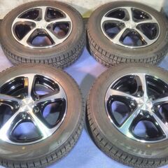 冬 スイフト スポーツ 15インチ【１番人気 ブリジストン】ホンダ CR-Z ロードスター CRZ【富山】冬 175/65R15 中古４本 PCD114.3 ブラ&ポリ色