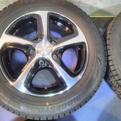 冬 スイフト スポーツ 15インチ【１番人気 ブリジストン】ホンダ CR-Z ロードスター CRZ【富山】冬 175/65R15 中古４本 PCD114.3 ブラ&ポリ色