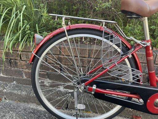 中古自転車 26インチ ママチャリ LEDダイナモランプ L型スタンド