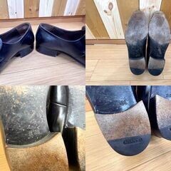【 LANVIN-ランバン 】紳士靴　SIZE-25.0　ブラック　革靴　カジュアル　ビジネスシューズ - 売ります・あげます
