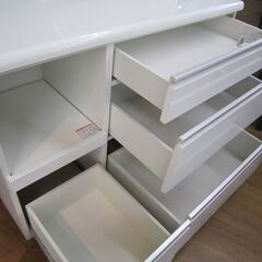 R096 高級 シギヤマ キッチンボード、食器棚、幅120cm 美品